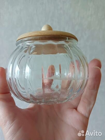 Набор стеклянных банок для специй 2шт Новый