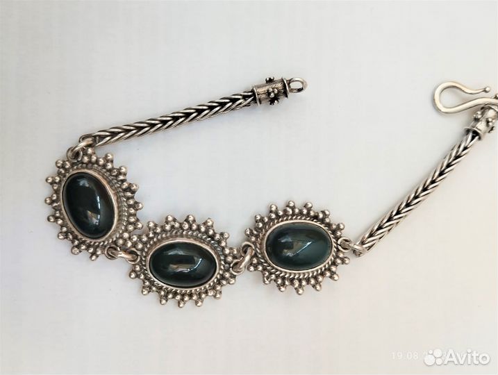 Кольцо, браслеты серебро 925 султанит бирюза