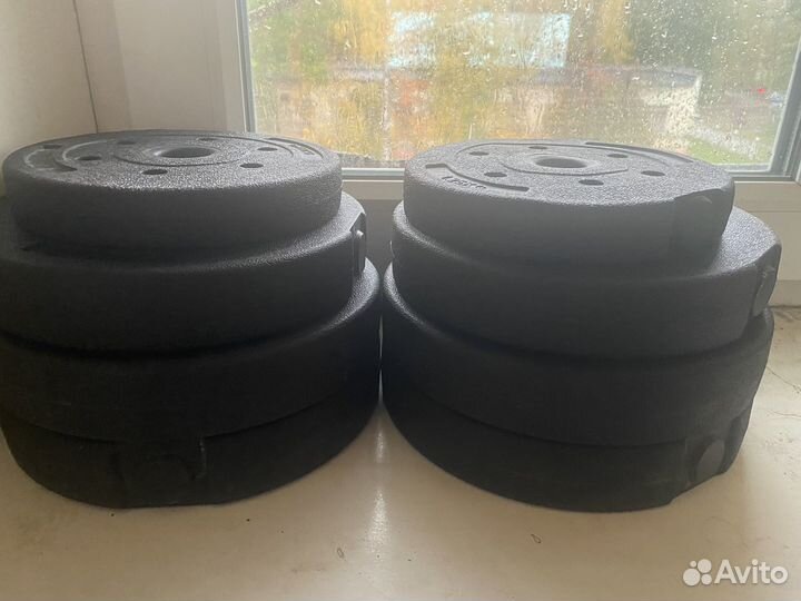 Гантели и штанга 2в1