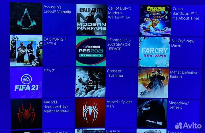 Playstation 4 Pro 9.00 + 900 игр (магазин)