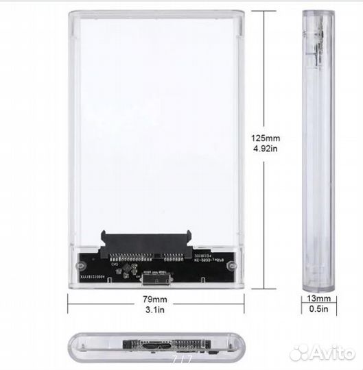 Корпус 2,5 дюймового жесткого диска USB 3,0