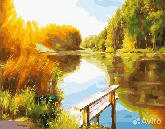 Картины по номерам трамплин В реку ZX 22187