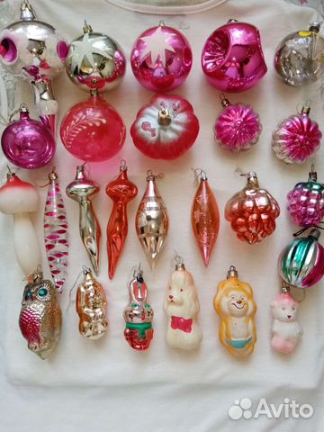 Елочные игрушки СССР