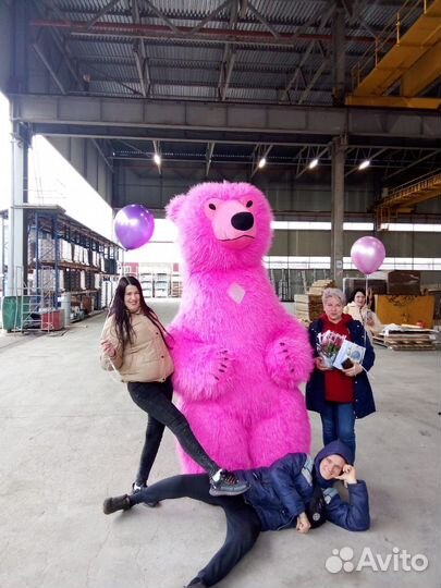 Поздравление от белого мишки