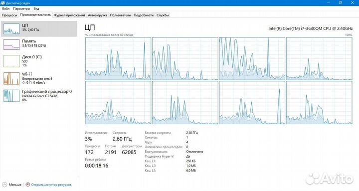 Ноут i7 3940XM. DNS A15 и А17. 8 ядер.3.90 GHz
