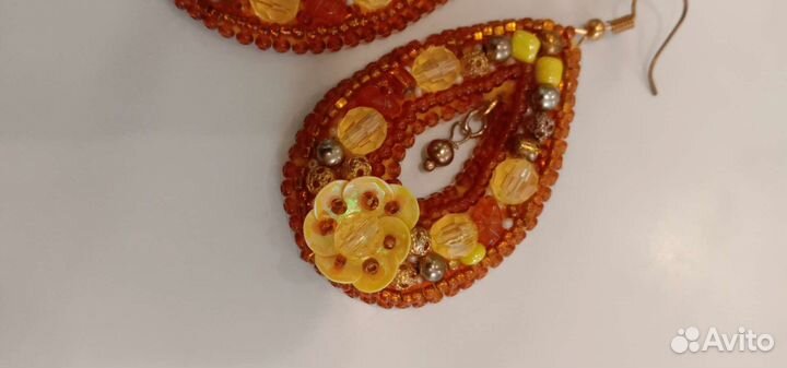 Серьги ручная работа