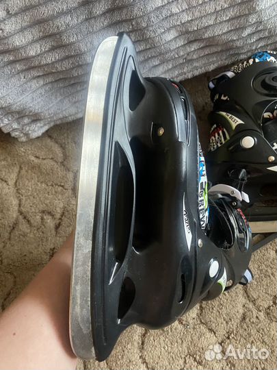 Коньки детские раздвижные