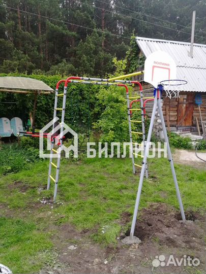 Детский игровой комплекс с качелями гнездо