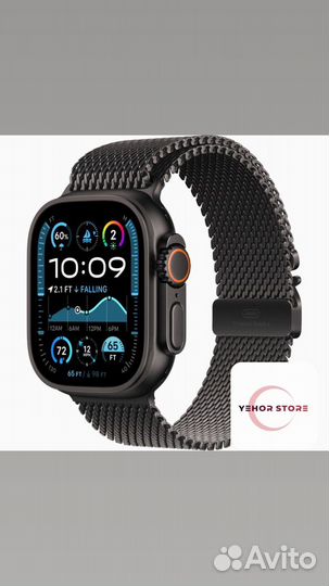 Apple Watch Ultra 2 Black Milano Loop