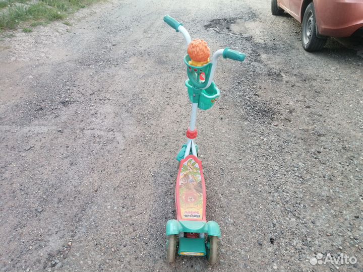 Самокат детский трехколесный бу