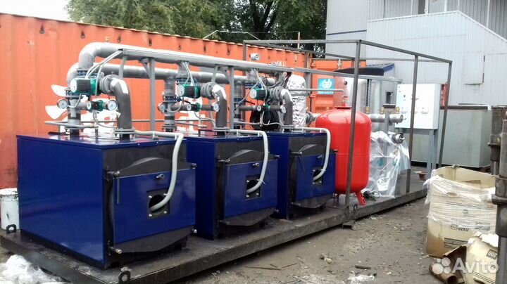 Котел на отработке мощность-70-1300кВт