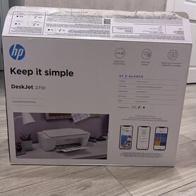 Принтер струйный цветной 3в1 с Wi-Fi DeskJet 2710