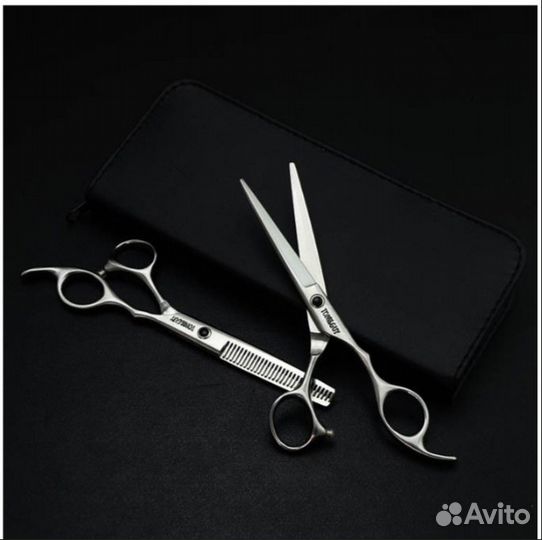 Ножницы парикмахерские, прямые или филировочные