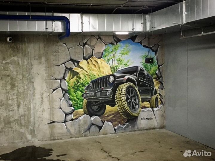 Роспись стен, потолков, помещений и фасадов зданий