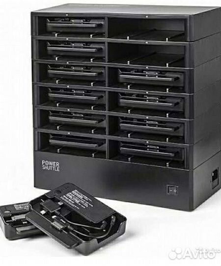 Power bank станция на 12 блоков