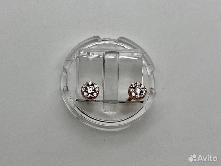 Золотые серьги 585 пробы