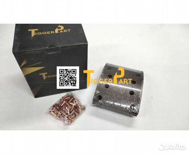 Накладка тормозная передняя F3000 10 отверстий Tig