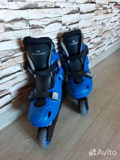 Роликовые коньки и ледовые коньки раздвижные 34-37