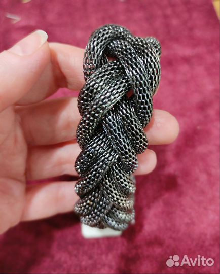 Браслет эффектный крупный металл