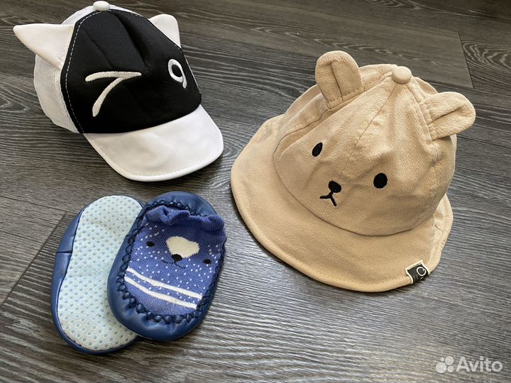 Кепка,панама,носки-тапочки