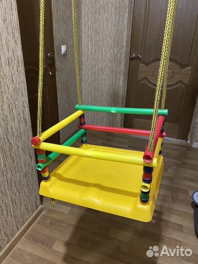 Детская качель подвесная на турник