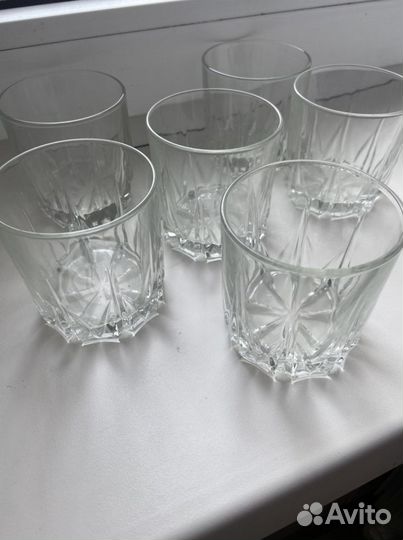 Стаканы 6 штук