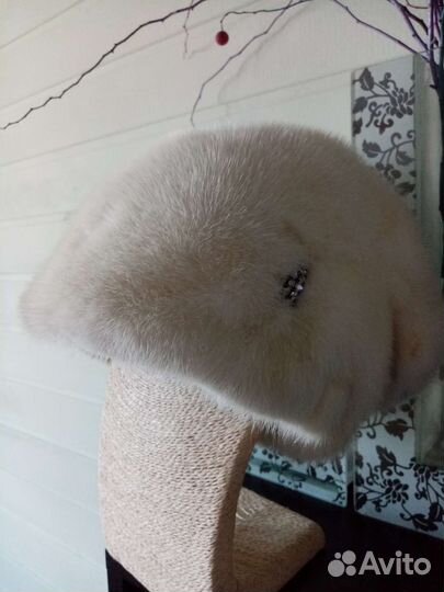 Шапка норковая женская