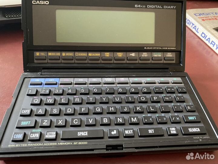 Casio Digital Diary SF-8000 зап книжка из 80-х