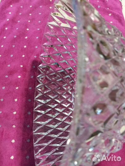 Блюдо хрустальное СССР