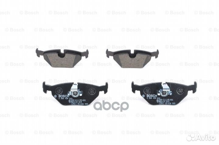 Колодки тормозные дисковые зад 0986494009 B