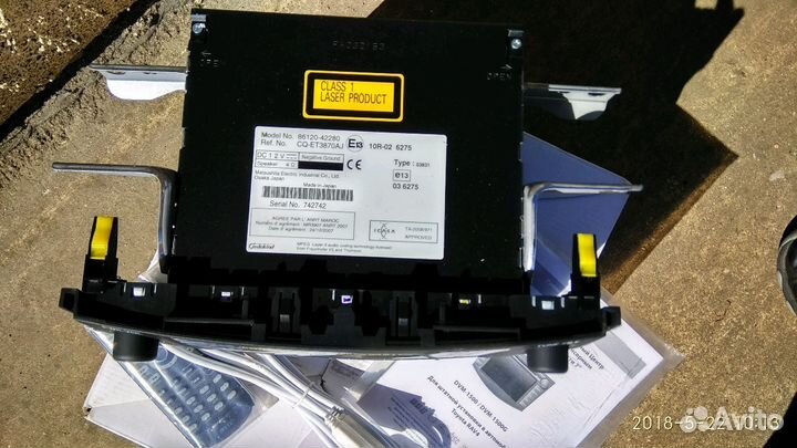 Новая штатная оригинальная магнитола Тойота Рав 4