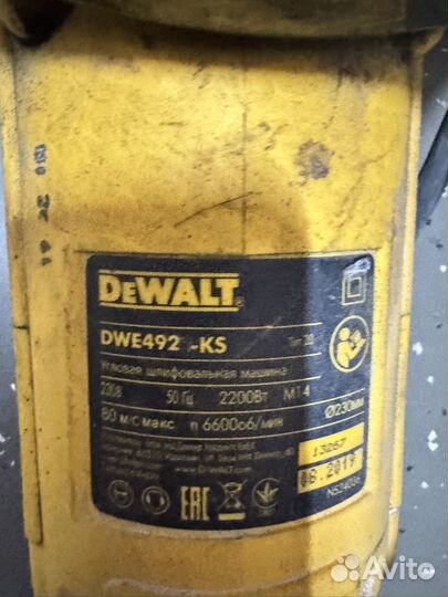 Dewalt DWE492 шлифмашина