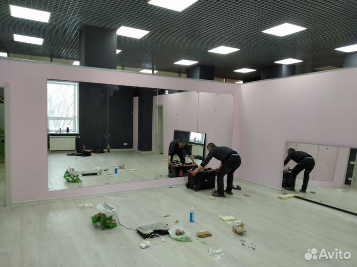 Зеркала в танцевальные и тренажерные залы