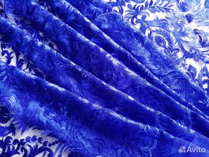 Ткань Кружево на сетке