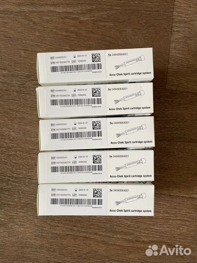 Картриджи accu-chek spirit