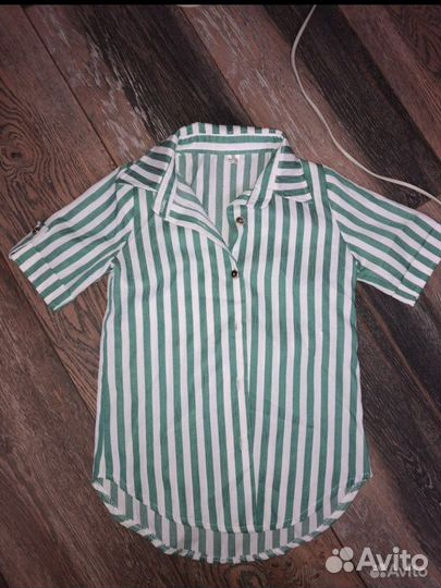 Рубашка футболка блузка детская,размер 122