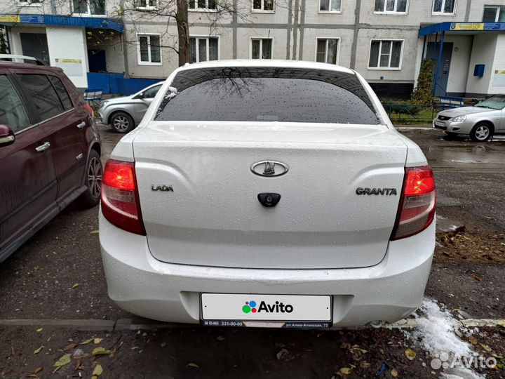 LADA Granta 1.6 МТ, 2016, 87 000 км