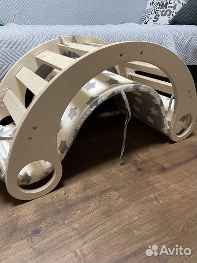 Детская горка качалка