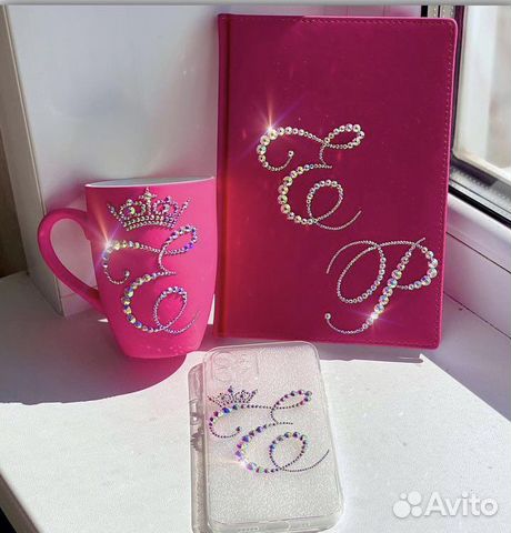 Кружка со стразами