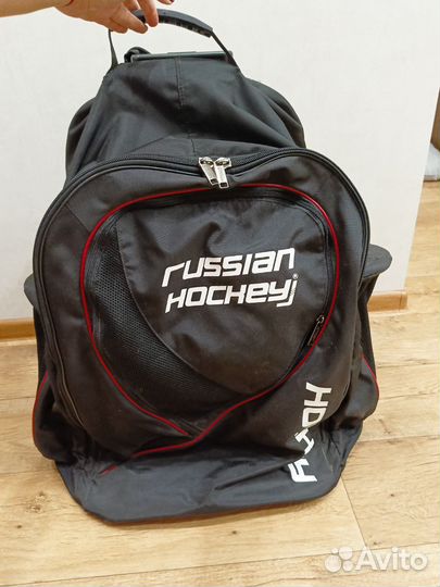 Хоккейный баул рюкзак на колесах