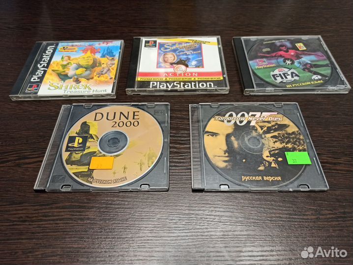 Игры для PS1 (цена за лот)