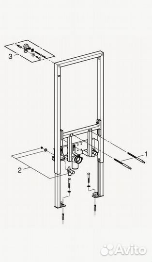 Рамная инсталляция Grohe Rapid SL 38553001