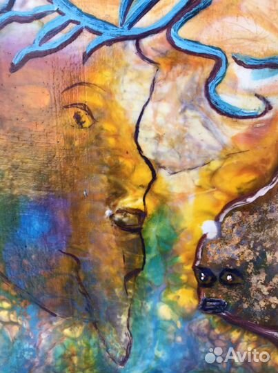 Картина Fluid Art, Психоделик, 30-40 см