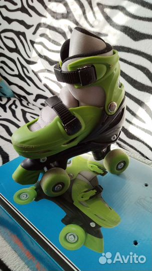 Роликовые коньки детские раздвижные