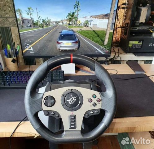 Игровой руль 900 градусов купить в Валуйках | Электроника | Авито