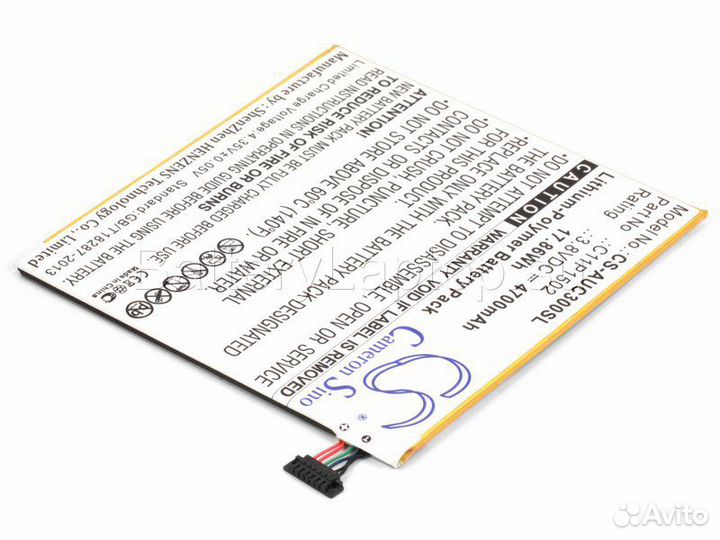 Аккумулятор для Asus ZenPad 10