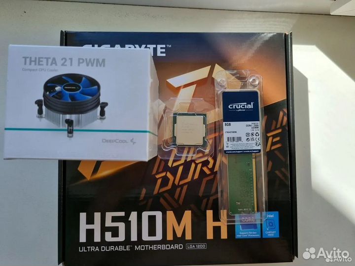 Комплект i3 10100 / MSI Prime H610 /8GB 2600Mhz