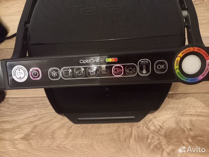 Продамэлектрогриль tefal optigrill+ gc712834 black