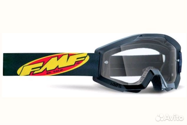 Очки кроссовые FMF Powercore Core Black (черный)