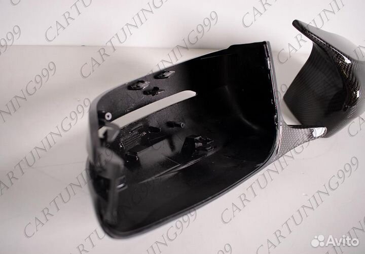 Крышки зеркал BMW 5 G30 в стиле M5 карбон